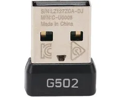 Vervangingsontvanger voor G502 LIGHTSPEED Wireless Muis - 2.4GHz USB Adapter Zwart
