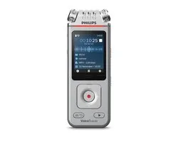 Philips Voice Tracer DVT4110/00 dictaphone Carte flash Chrome, Argent