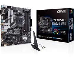 ASUS PRIME B550M-A WIFI II AMD B550 - Moederbord - AMD AM4