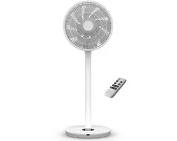 Duux Whisper Flex 2 - Statiefventilator zonder WiFi - Staande Ventilator Geruisloos - Wit
