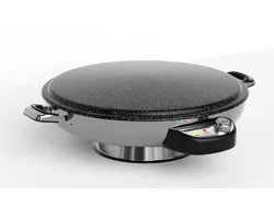 Kadoland Germany Fladenbacker - Crêpière - Crêpière - Sac - Katmer Sac - Ekmek Sac - 2300 watts - Ø surface de cuisson - 50 cm