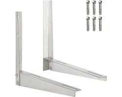 Mini split wandmontagebeugel 40x44 cm - zware kwaliteit roestvrij staal - geschikt voor 9000-24000 BTU - ShopVlot