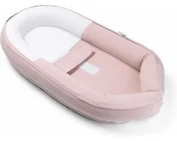 Doomoo Cocoon - Nid de Bébé - Katoen Bio - 74 x 46 cm - Pink Chiné