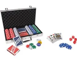 Cartamundi - Texas Hold'em Entry - Pokerset - Aluminium Koffer - 300 chips