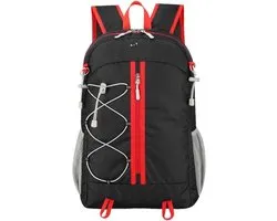 Sac à dos - 20 litres - Sac à dos pliable - Sac à dos compact - Sac à dos de randonnée - Unisexe - Convient pour la randonnée, les activités de plein air et les voyages - Noir