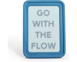 Cadre Habitat Groot Cadre Go with the Flow - Blauw - 20x15cm