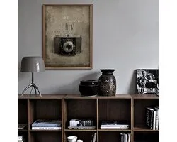 Vintage Camera Canvas Schilderen Posters Oude Machine Muur Art Fotografie collectie Foto Fotografen Home Decoraties 50x70cm Frameless