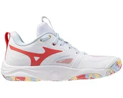 MIZUNO - wave momentum elite wos - Indoor schoenen dames - Wit
