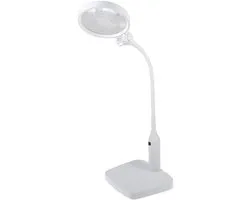 PURElite Multifunctioneel Vergrootglas en Tafellamp: Wit