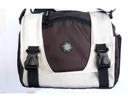 Delamax Cameratas DelaBag Small - Bruin/Beige