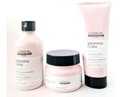 L'oréal Professional VItamino Color Trio Shampooing 300 ml + Après-shampooing 200 ml + Masque 250 ml