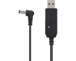 Transformator Kabel Baofeng Uv-5r Uv-82 BF F8HP Uv-82HP Uv-9r Plus 12V Usb Lader - Nieuw - Hoge Kwaliteit .