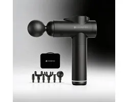 AXEROTEC Massage Gun - Massage apparaat - Massage-Gun - Massage Gun Professione - 6 Massagekoppen - Hardcase