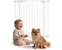 Lionelo Truus Slim - Extension de barrière d'escalier et de sécurité - Fonction AutoStop - fermeture automatique - installation facile