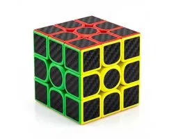 Rubik's Cube 3x3 en carbone – Speedcube | Rapide, fluide et durable – Cube Rubik classique pour petits et grands