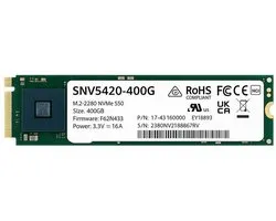 Synology SNV5420-400G internal solid state drive 400 GB M.2 PCI Express 3.0 NVMe