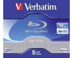 Blu-Ray Discs - BD-R Dual Layer - 50GB - 5 Stuks