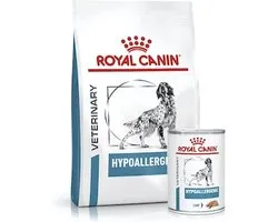 Royal Canin Hypoallergenic Combi bundel - 14 kg + 12 x 200 gr