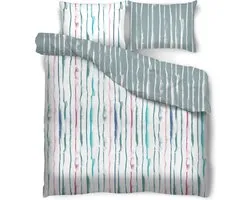 Bella Notta Collection Marla dekbedovertrek double satin de coton 200 x 220 cm comprenant 2 taies d'oreiller 70 x 80 cm