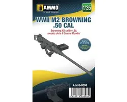 AMMO by Mig Jimenez Modelbouwpakket - AMMO MIG 8098 WWII M2 Browning .50 CAL Resin onderdeel - 1:35 - Modelbouw