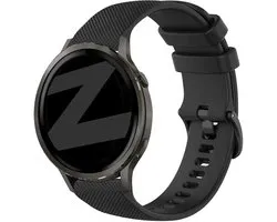Bandz Siliconen 'Premium' bandje geschikt voor Garmin Vivoactive 4 / Garmin Venu 4 - 45mm / Garmin Venu 3 / Garmin Venu 2 / Garmin Forerunner 570 - 47mm / Garmin Forerunner 265 / Garmin Forerunner 260 - Zwart