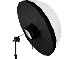 Profoto 66" Extra Large Umbrella Back Panel, Fits 65" Extra Large Clear Umbrellas, White Indoor, Black Outdoor