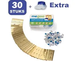 Lames pour robot tondeuse WORX landroid - 30pcs - TITANE - boite plastique + CONNECTEUR