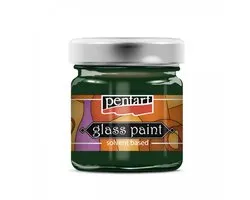 Pentart glasverf solvent basis 30 ml groen - creatieve verf voor glas.