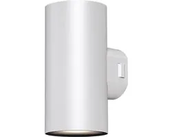 Applique LED Braytron - Up & Down - 18 W 1 780 lm - Couleur de lumière réglable CCT - Pour extérieur et intérieur - Étanche IP65 - Ronde - Wit