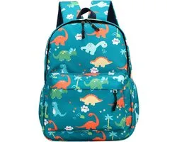 Children's Backpack with Chest Strap - Kindergarten Backpack for Boys/Girls - Ages 3 to 8 Years - Green Boekentas meisjes
