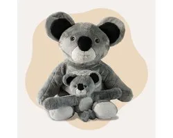 Lotgenootje Verzwaringsknuffel Koala + Mini Koala - Verzwaarde Knuffel - Weighted Stuffed Animal - Sensorisch Speelgoed - Zware Knuffel Anxiety - Plushie