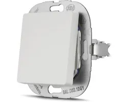 Lichtschakelaar Inbouw- en Wisselschakelaar Wit - PrimaLuxe Serie