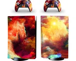 PS5 Disk - Console Skin - Nebula Nexus - PS5 sticker - 1 console en 2 controller stickers