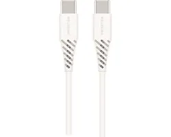 Swissten USB-C naar USB-C kabel - Geschikt voor Macbook/iPad - 1.5M - 100W Power Delivery - Laptop oplader - Wit