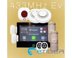 eTiger® XL7 Starter Set 3 la centrale d'alarme fonctionne avec les produits Smart Home, Google, Alexa, etc. Smart Life vous permet de garder votre maison sous contrôle.
