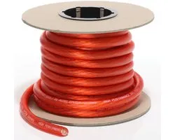 AUDIO SYSTEM Z-PC50R OFC / Volkoper HIGH-Performance 50mm² power Kabel Per rol van 10 meter Voedingskabel / Car Audio