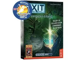 999 Games - EXIT - Het Vergeten Eiland - Breinbreker - Escape Room Spel