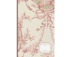 Aesthetic Floral Lined Journal - Vintage Cottagecore Coquette Notebook