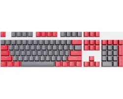 Dark Project - KS-42 PBT - Keycaps - Rouge/ Grijs - ENG/RU/UA