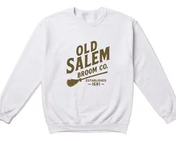 Witch Sweater – OLD SALEM BROOM CO. ESTABLISHED 1681 – Halloween Outfit – Unisex Sweater voor Dames & Heren – Leuk Cadeau