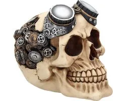 Nemesis Now - Skull with Goggles 15cm
