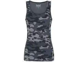 Black Premium by EMP Grijze camouflage top - Dames - M