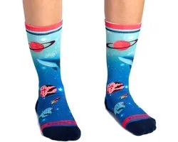 Keepace - Space Whale - Kleurrijke Sportsokken-44 - 47