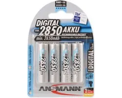Ansmann AA 2850 mAh Oplaadbare Batterijen