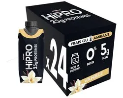 Danone HiPRO Eiwitshake – Vanille – 25g Proteïne – 24 x 330ml – Lactosevrij