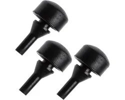 SnelShoppen - 3x Rubberen Stop Dichting voor Friteuse, Afdichting voor Philips HD9285 Airfryer 5000 Series, Zwart, Keukenaccessoire voor Perfecte Bere