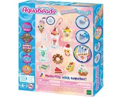 Aquabeads knutselset zoete accessoires- complete knutselset 700 parels in 31 kleuren