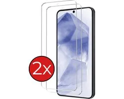 Protecteur d'écran adapté pour Samsung A55 Protecteur d'écran en Tempered Glass trempé - Protecteur d'écran adapté pour Samsung Galaxy A55 Protecteur d'écran - 2 PACK