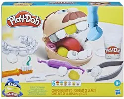 Play-Doh Top Tandarts Speelset - Boetseerklei - 8 Play-Doh potjes - Knutselen voor kinderen