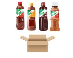 Tajin Mild Hot Sauce, Chamoy Sauce, Salsa Chipotle, Clasico Seasoning (2x455ml, 475ml, 142g)